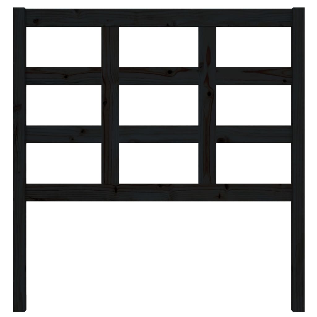 Cabeceira de cama 185,5x4x100 cm madeira de pinho maciça branco