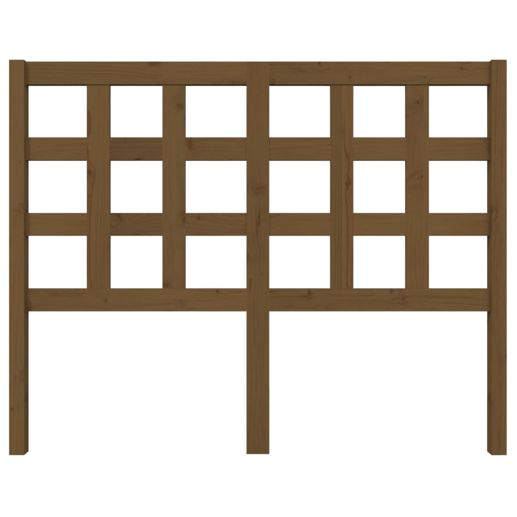 Cabeceira de cama 185,5x4x100 cm madeira de pinho maciça branco