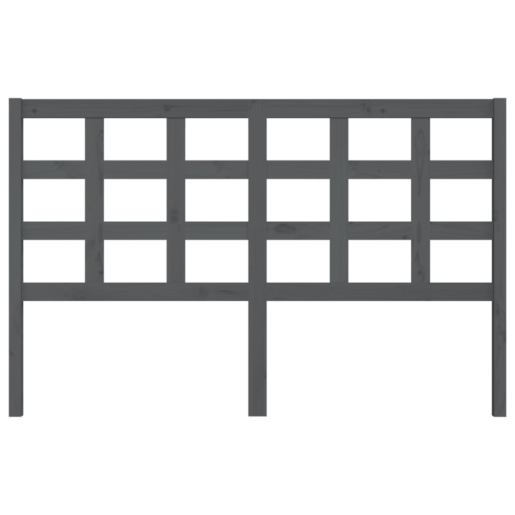 Cabeceira de cama 185,5x4x100 cm madeira de pinho maciça branco