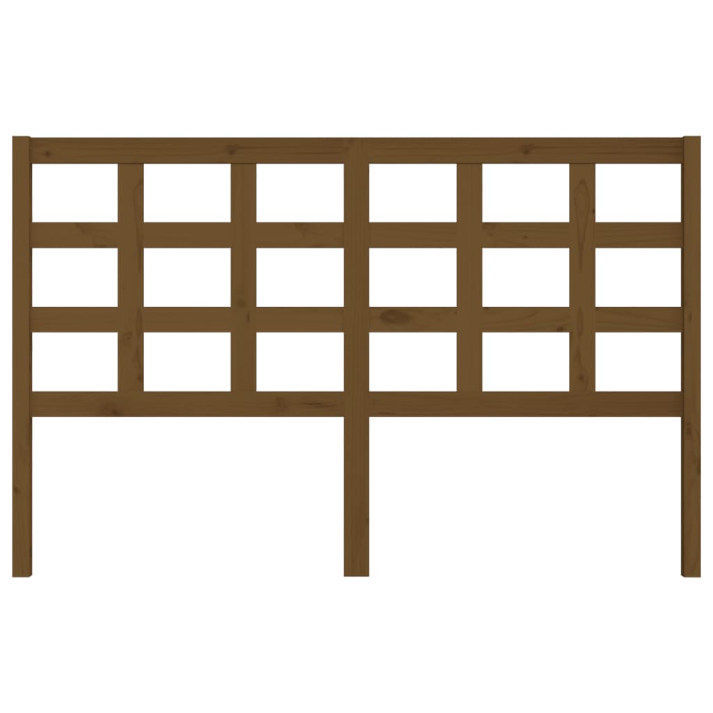 Cabeceira de cama 185,5x4x100 cm madeira de pinho maciça branco