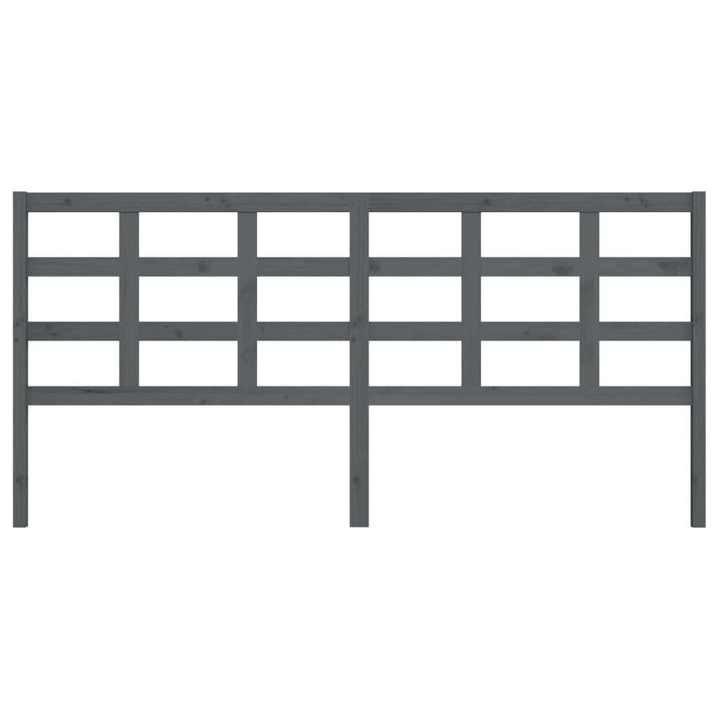 Cabeceira de cama 185,5x4x100 cm madeira de pinho maciça branco