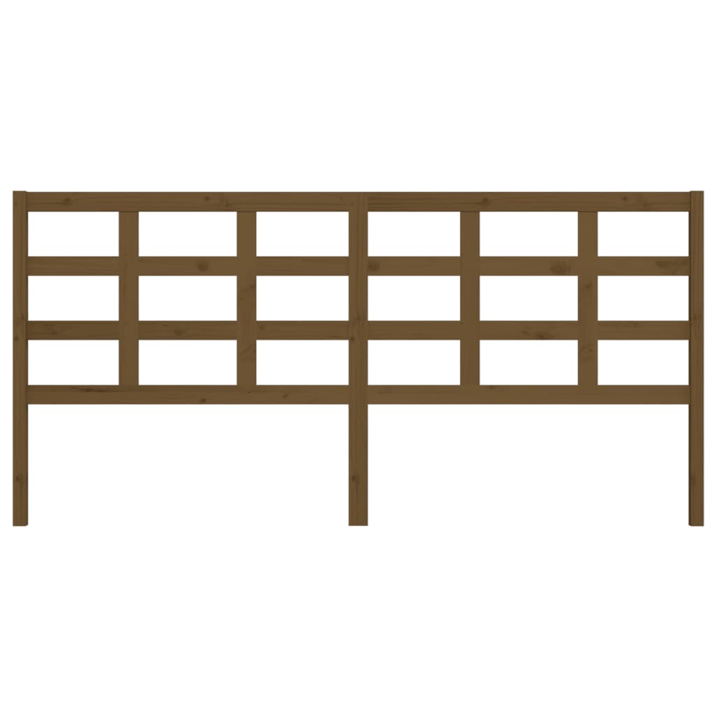 Cabeceira de cama 185,5x4x100 cm madeira de pinho maciça branco