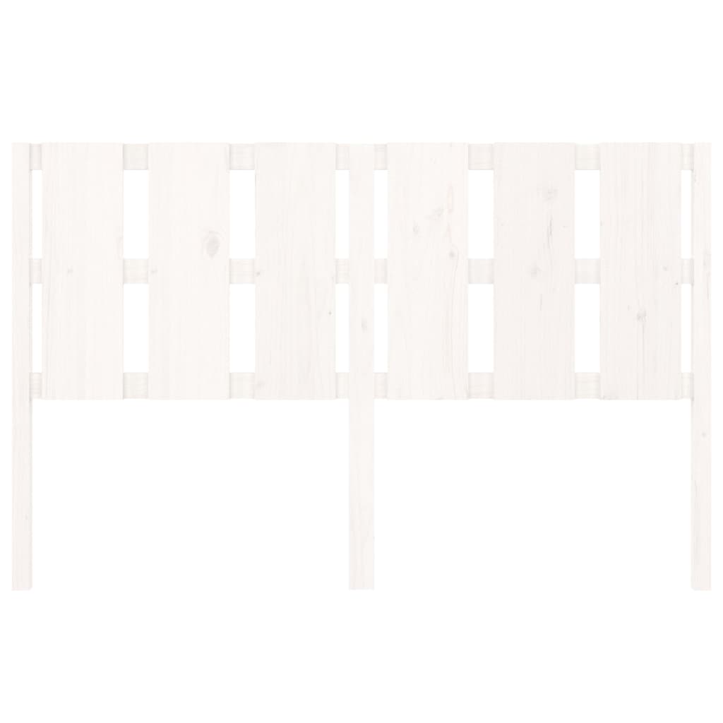 Cabeceira de cama 95,5x4x100 cm madeira de pinho maciça branco