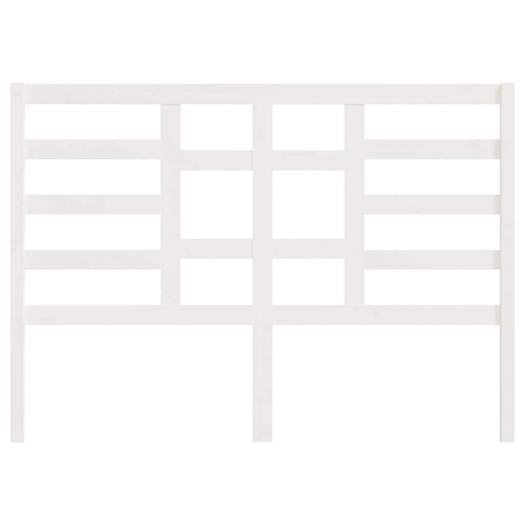 Cabeceira de cama 106x4x104 cm pinho maciço branco