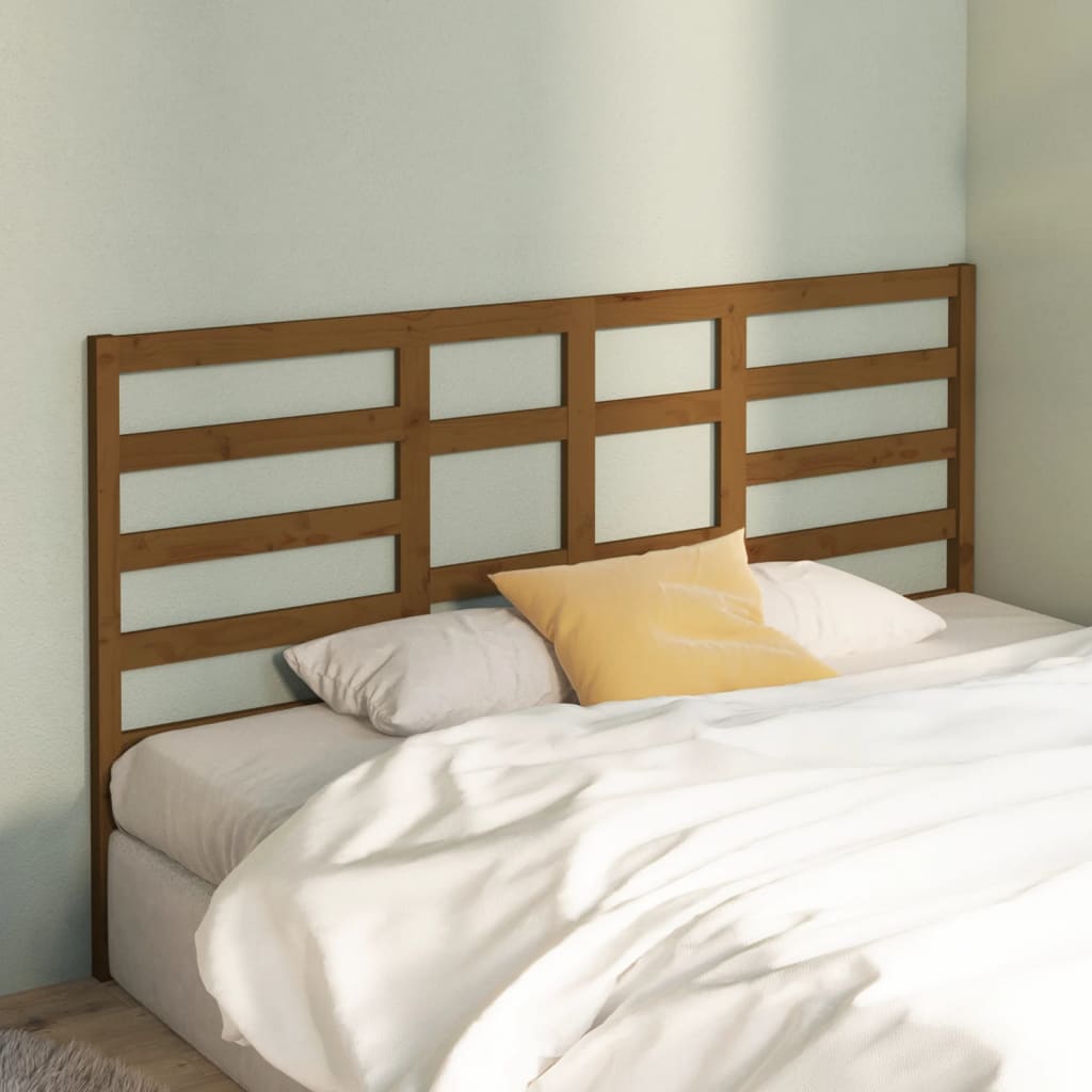 Cabeceira de cama 106x4x104 cm pinho maciço branco