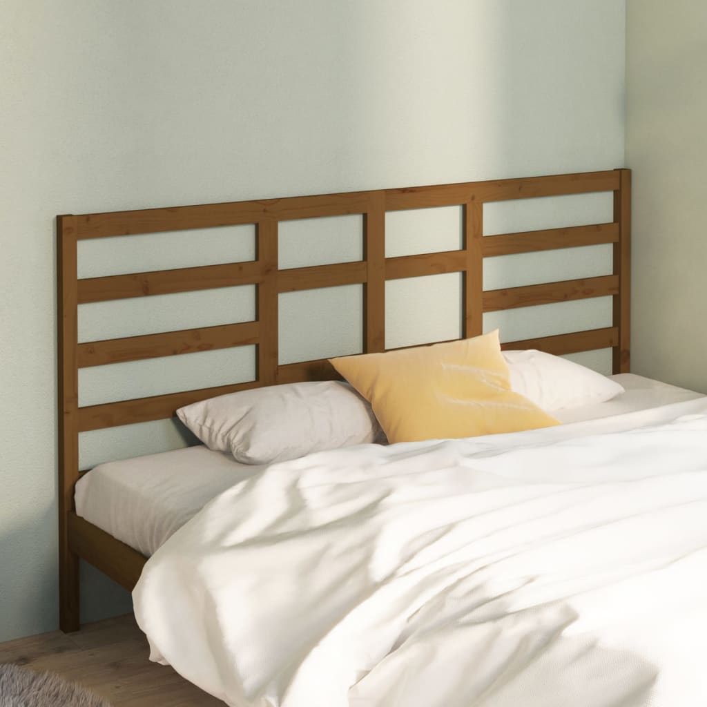 Cabeceira de cama 106x4x104 cm pinho maciço branco