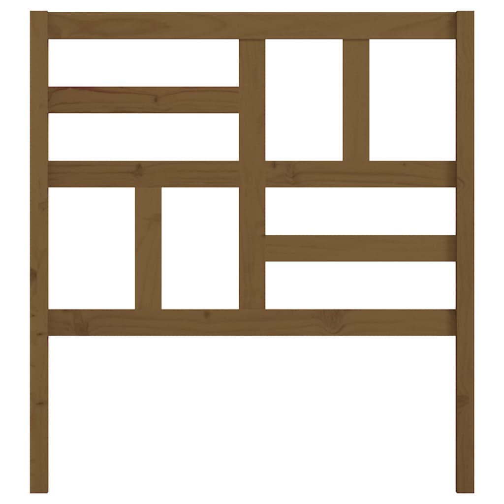 Cabeceira de cama 106x4x104 cm pinho maciço branco