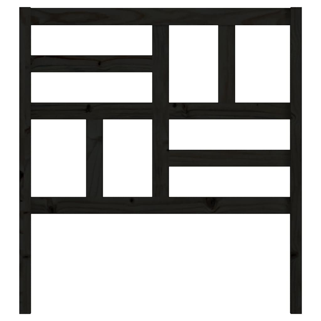 Cabeceira de cama 106x4x104 cm pinho maciço branco