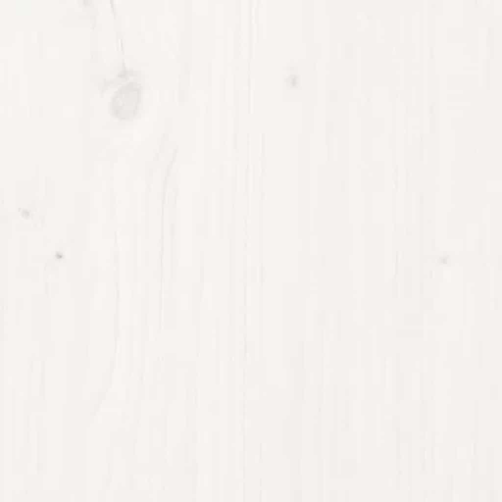 Cabeceira de cama 106x4x100 cm pinho maciço branco