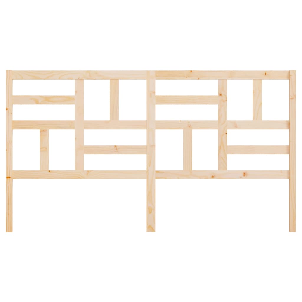 Cabeceira de cama 106x4x104 cm pinho maciço branco