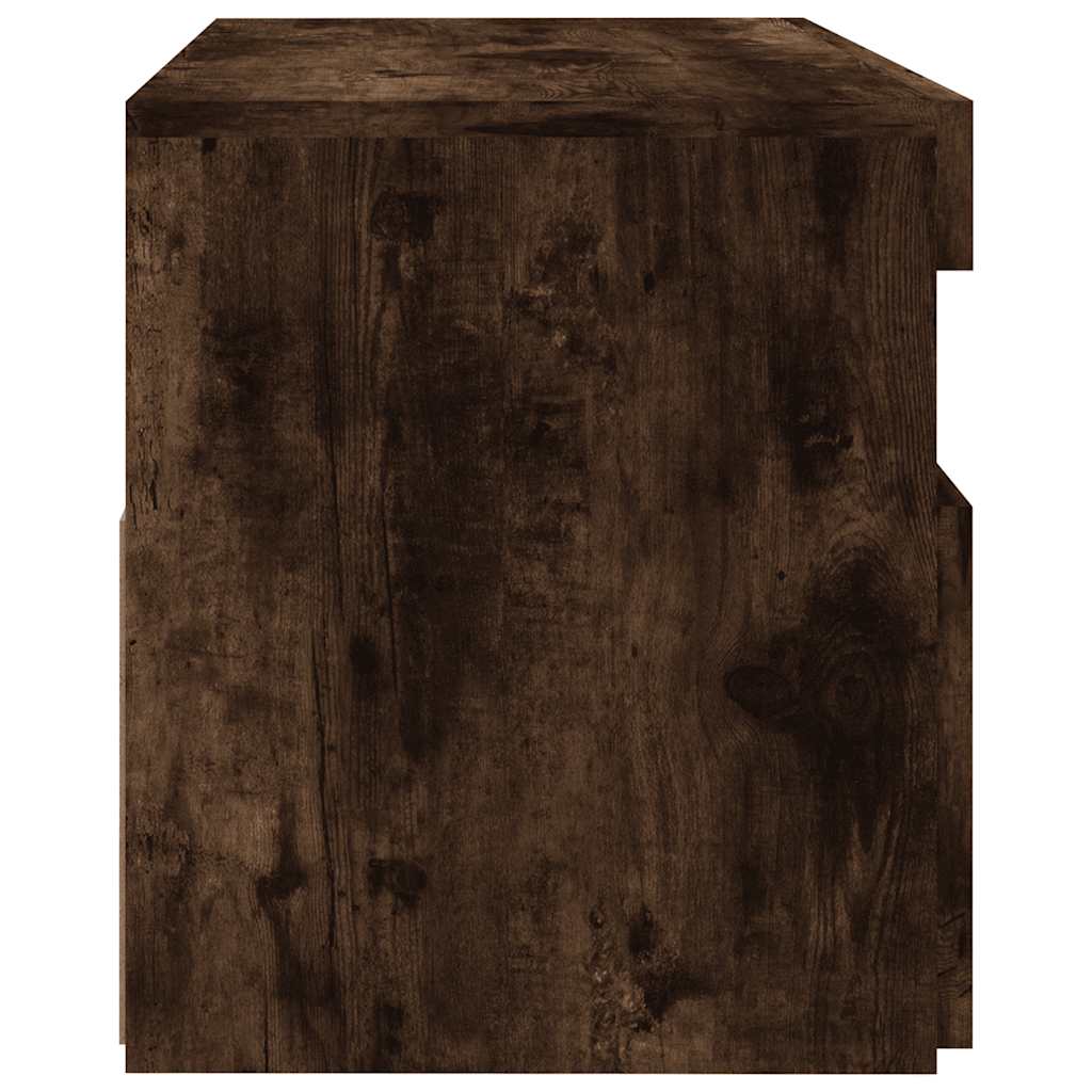 Móvel de TV com luzes LED 75x35x40 cm branco