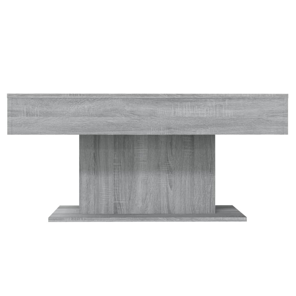 Mesa de centro 96x50x45 cm derivados de madeira cinzento sonoma