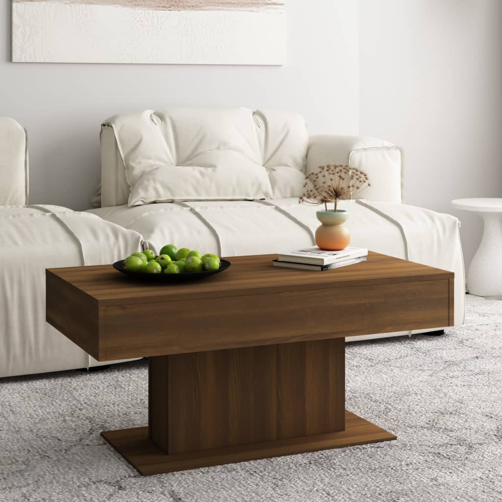 Mesa de centro 96x50x45 cm derivados de madeira cinzento sonoma