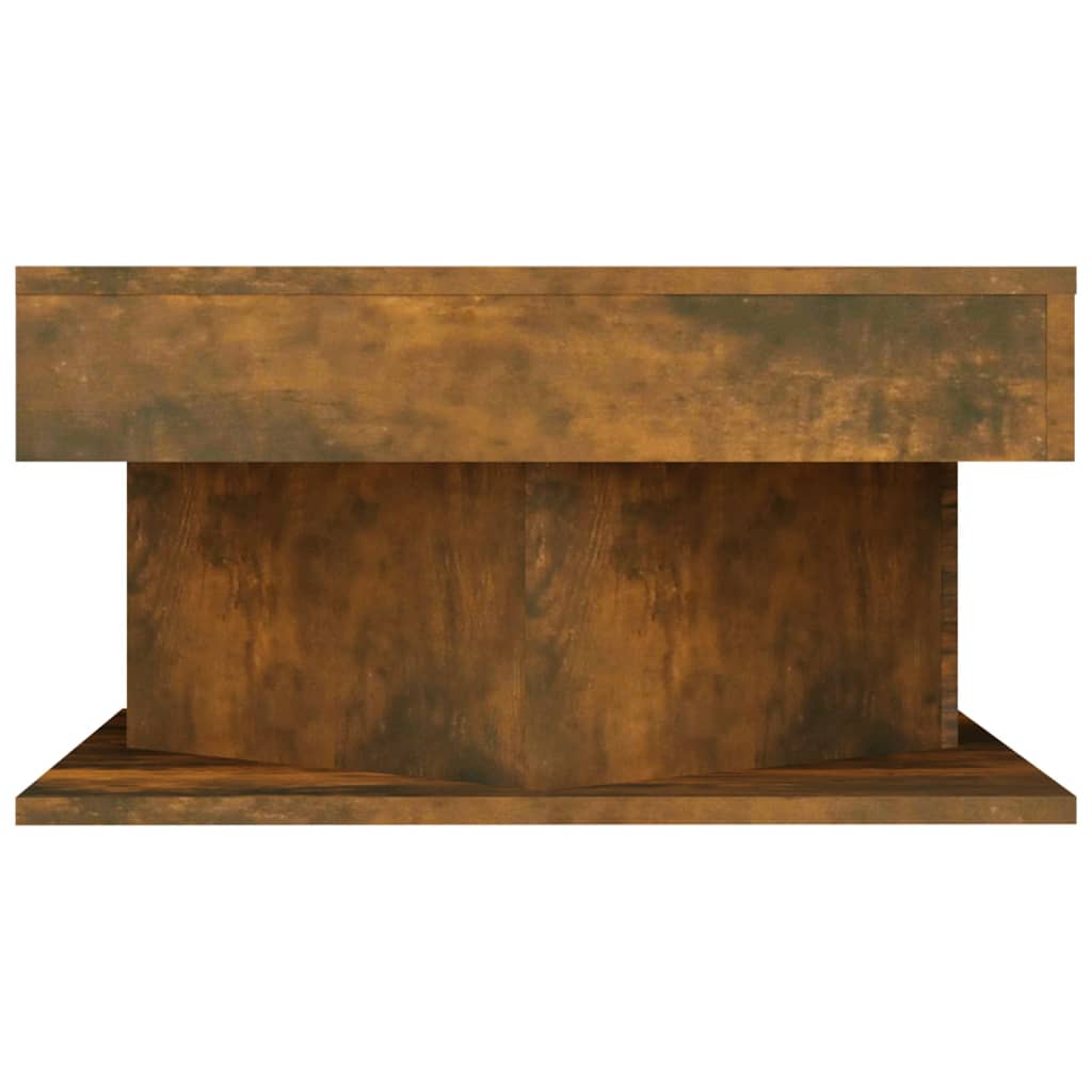 Mesa de centro 57x57x30 cm derivados de madeira cinzento sonoma