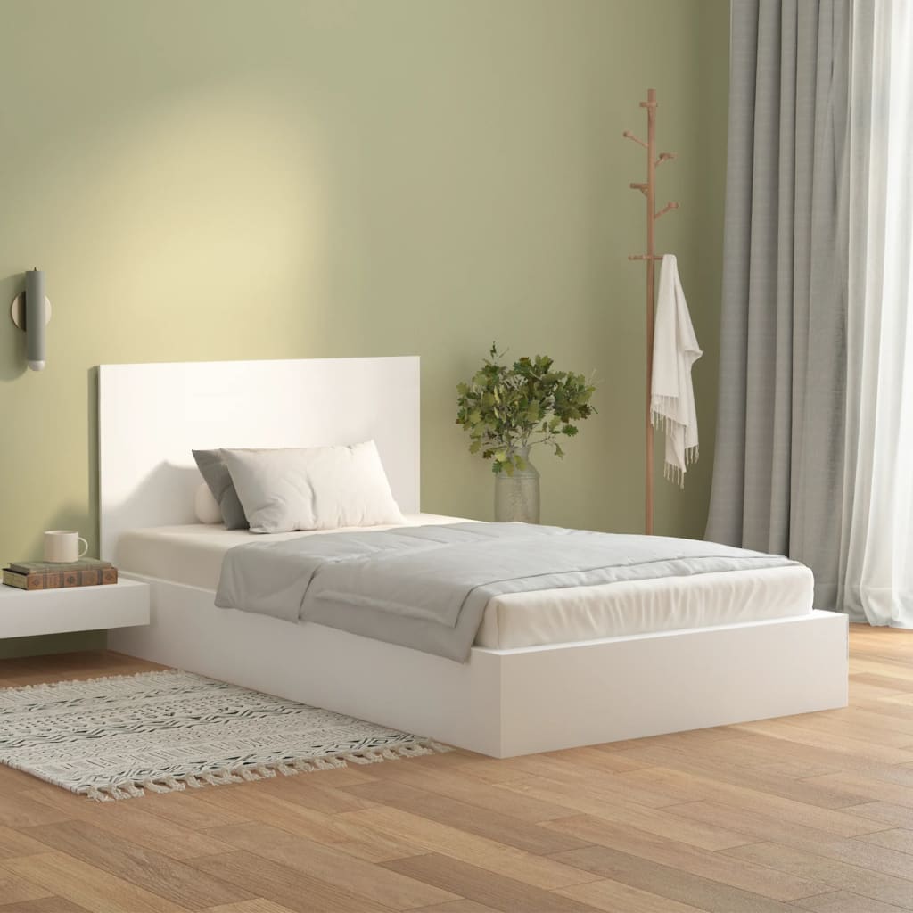 Cabeceira cama 120x1,5x80 cm derivados madeira branco/sonoma
