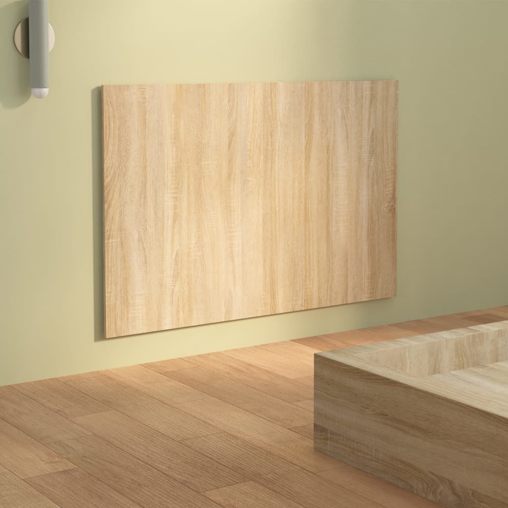 Cabeceira cama 120x1,5x80 cm derivados madeira branco/sonoma