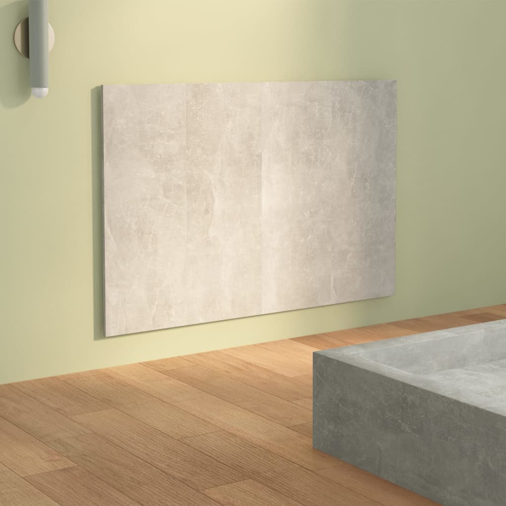 Cabeceira cama 120x1,5x80 cm derivados madeira branco/sonoma