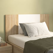 Cabeceira cama 120x1,5x80 cm derivados madeira branco/sonoma