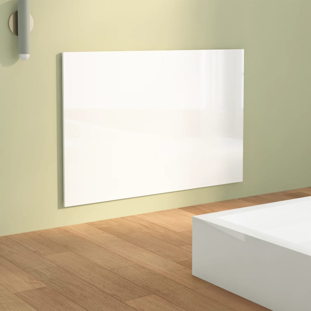 Cabeceira cama 120x1,5x80 cm derivados madeira branco/sonoma