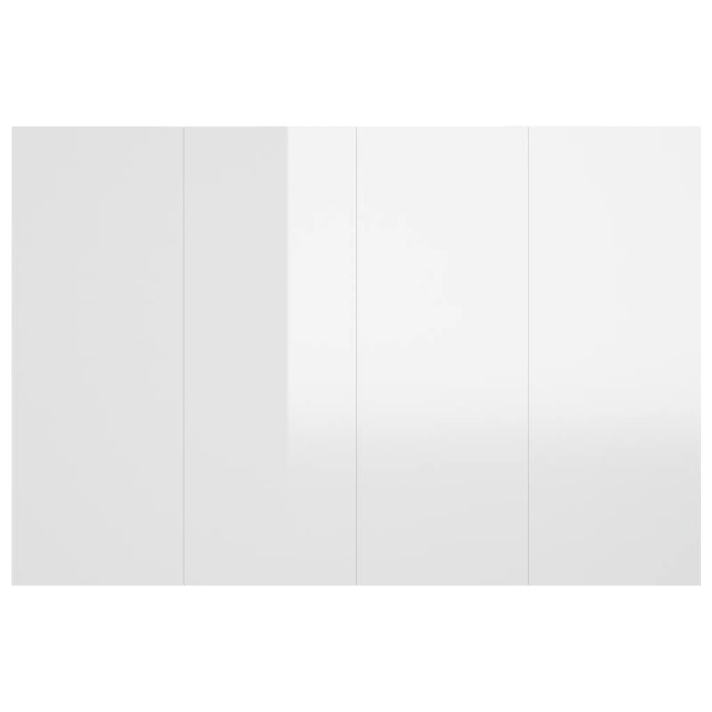Cabeceira cama 120x1,5x80 cm derivados madeira branco/sonoma