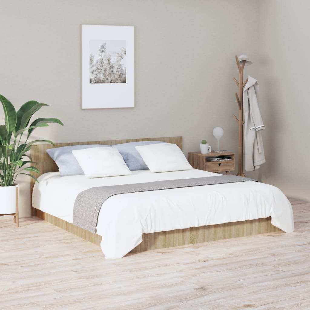 Cabeceira de cama 200x1,5x80 cm derivados de madeira branco