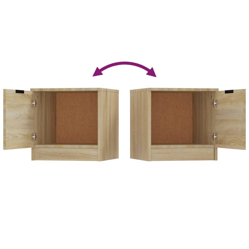 Mesas de cabeceira 2 pcs 40x39x40 cm branco