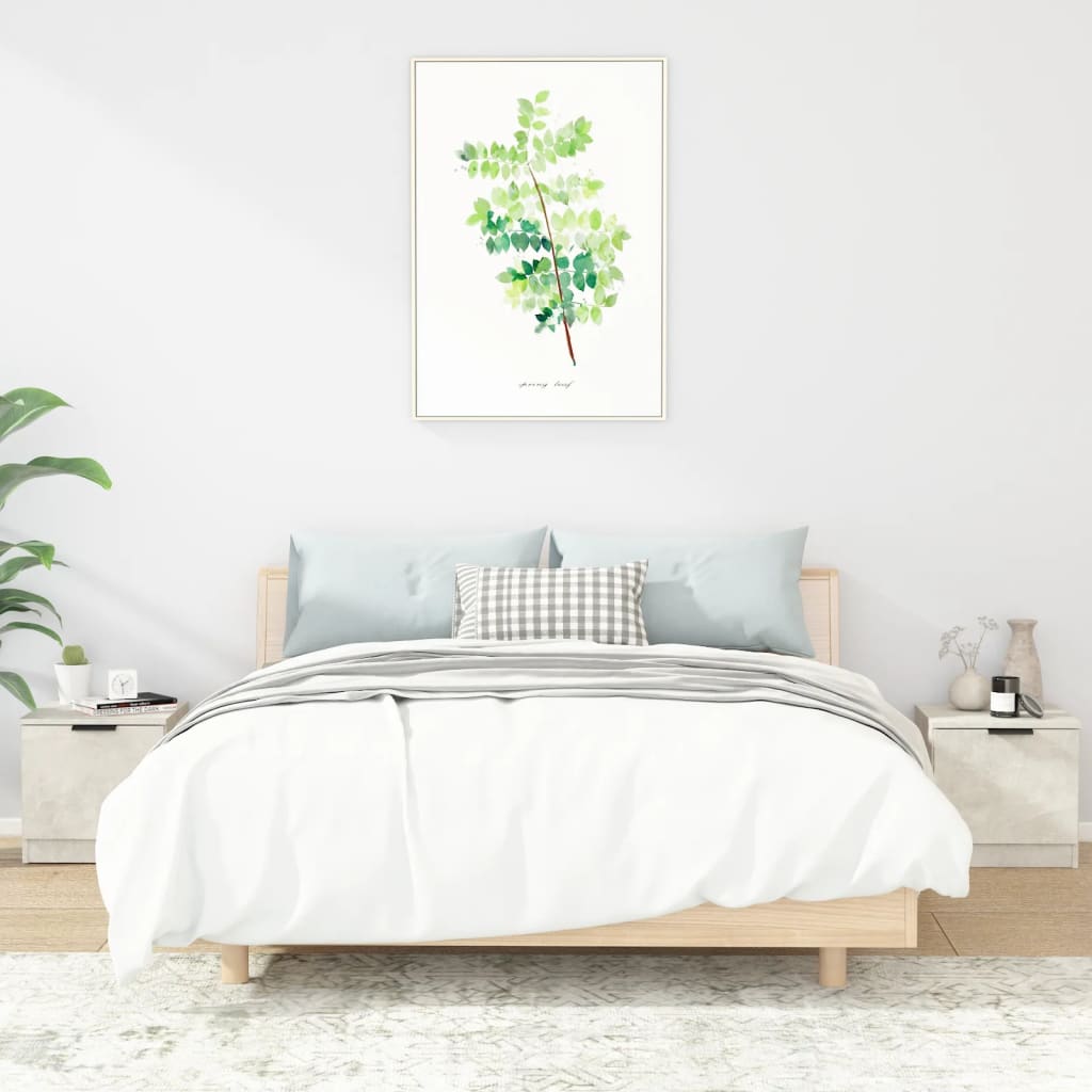 Mesas de cabeceira 2 pcs 40x39x40 cm branco