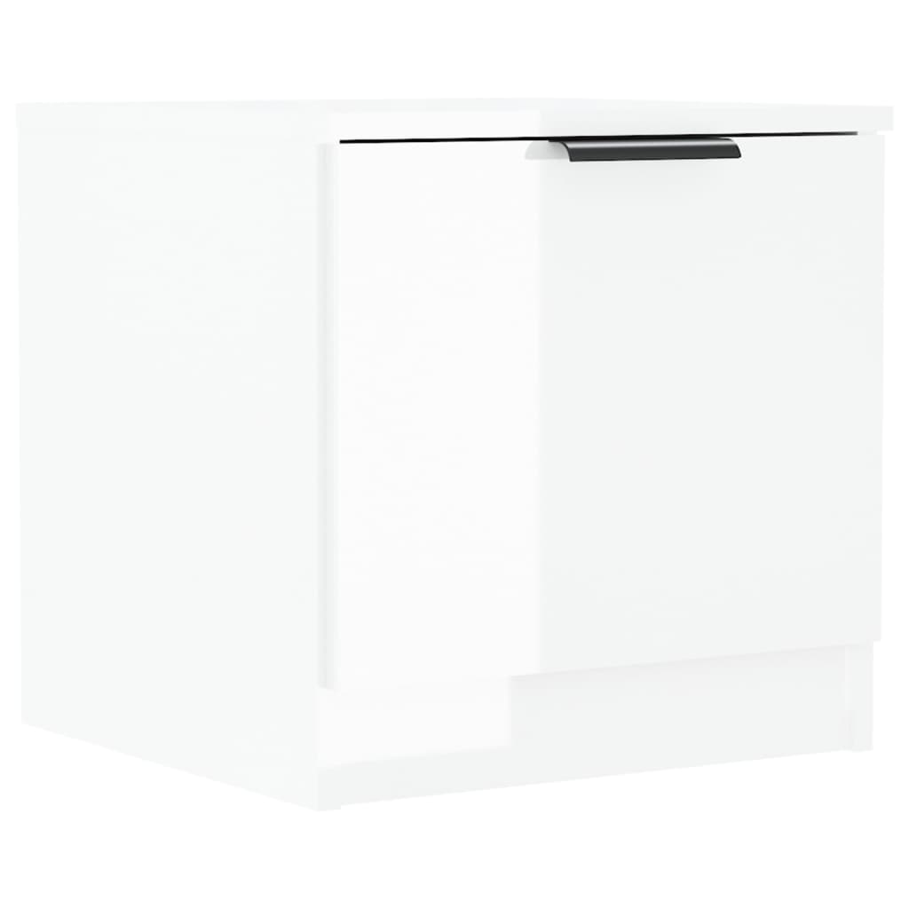 Mesas de cabeceira 2 pcs 40x39x40 cm branco