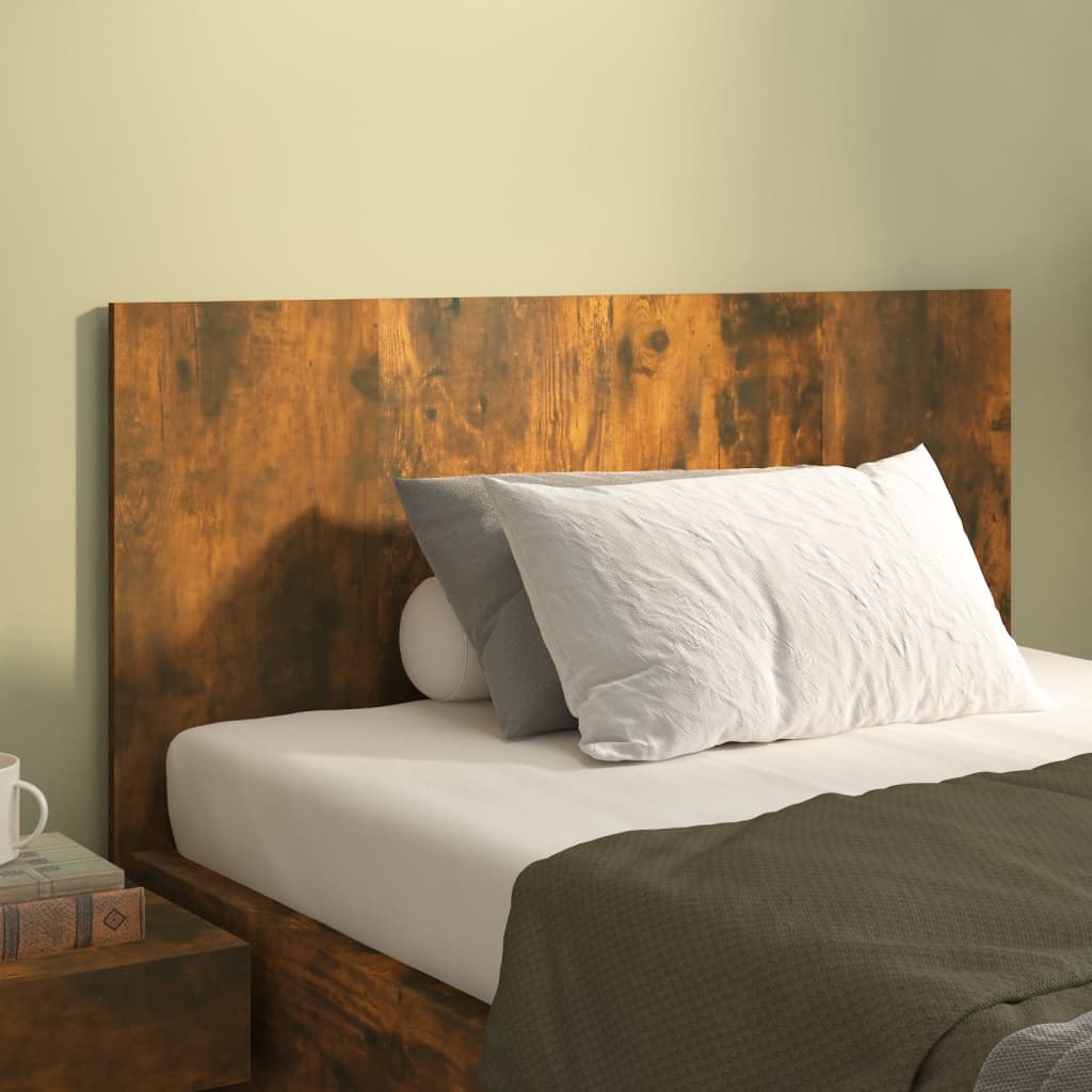 Cabeceira cama 120x1,5x80 cm derivados madeira branco/sonoma