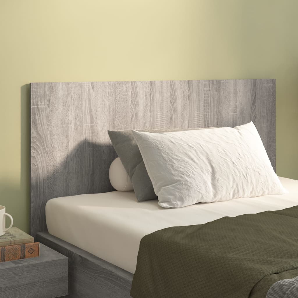 Cabeceira cama 120x1,5x80 cm derivados madeira branco/sonoma