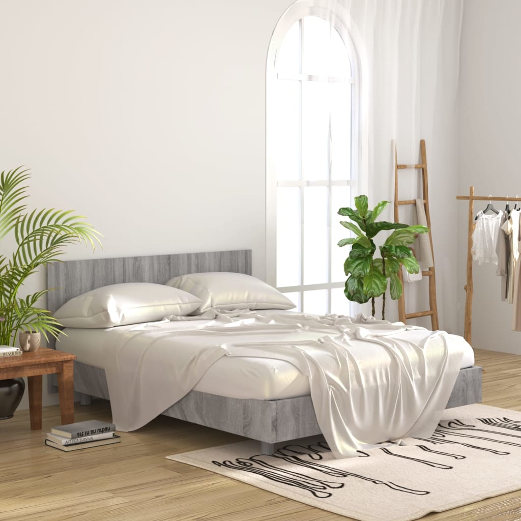 Cabeceira cama 160x1,5x80cm cm derivados madeira branco/sonoma