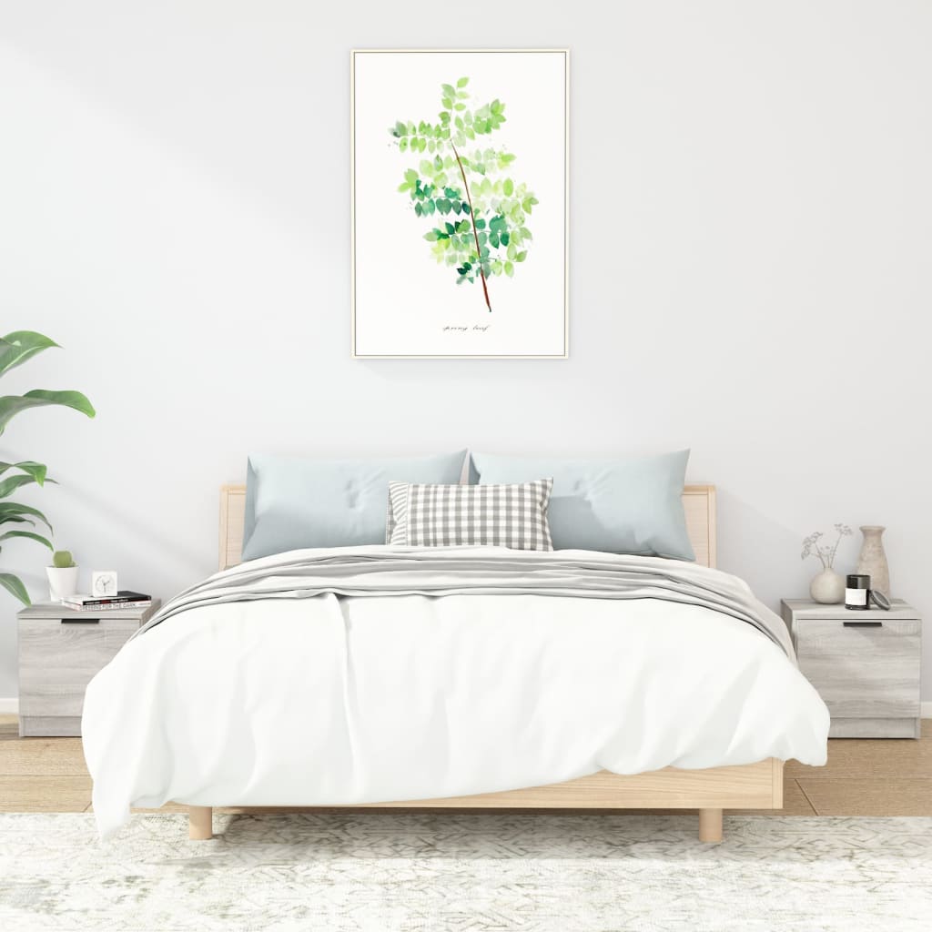 Mesas de cabeceira 2 pcs 40x39x40 cm branco