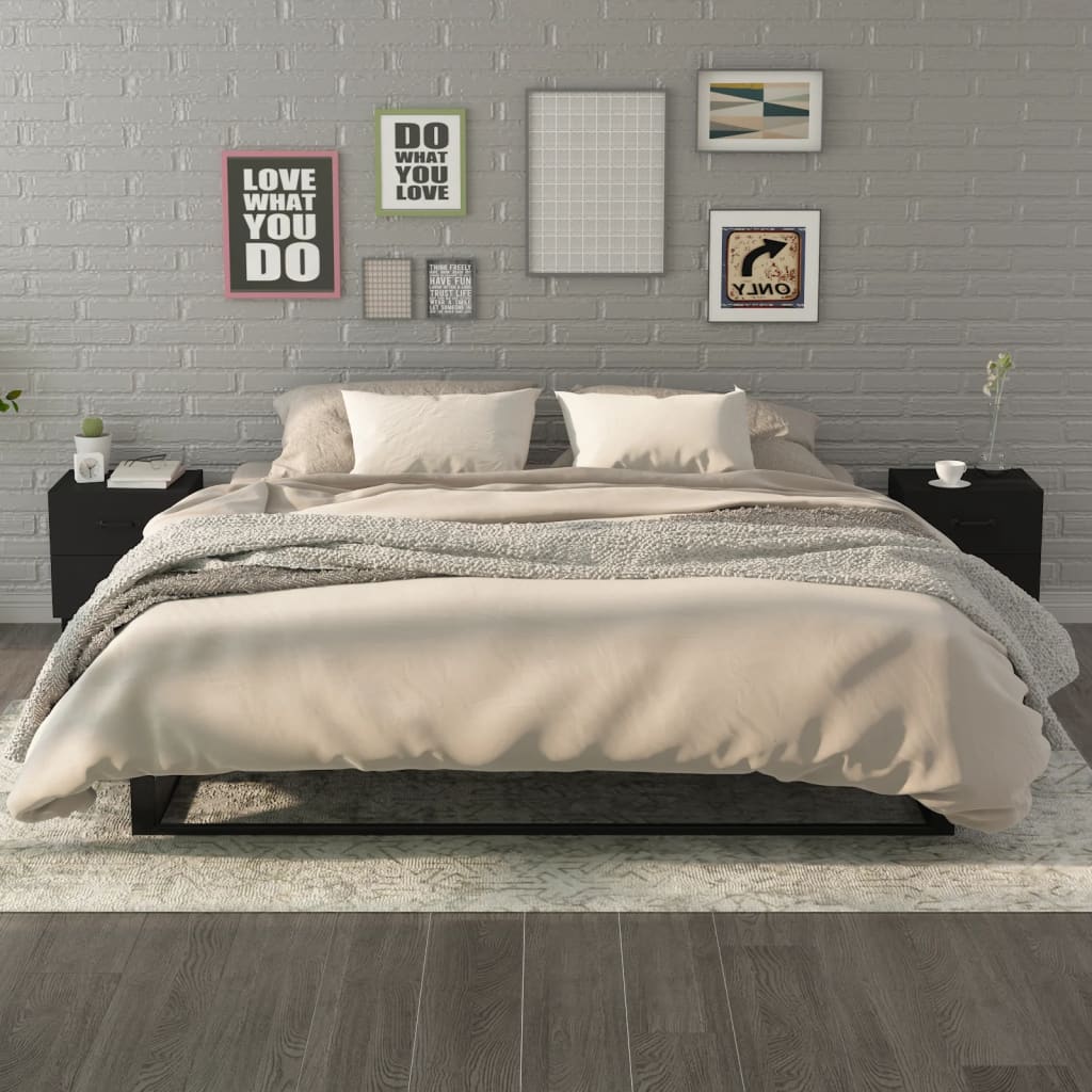 Mesas de cabeceira 2 pcs 40x35x47,5 cm cor branco