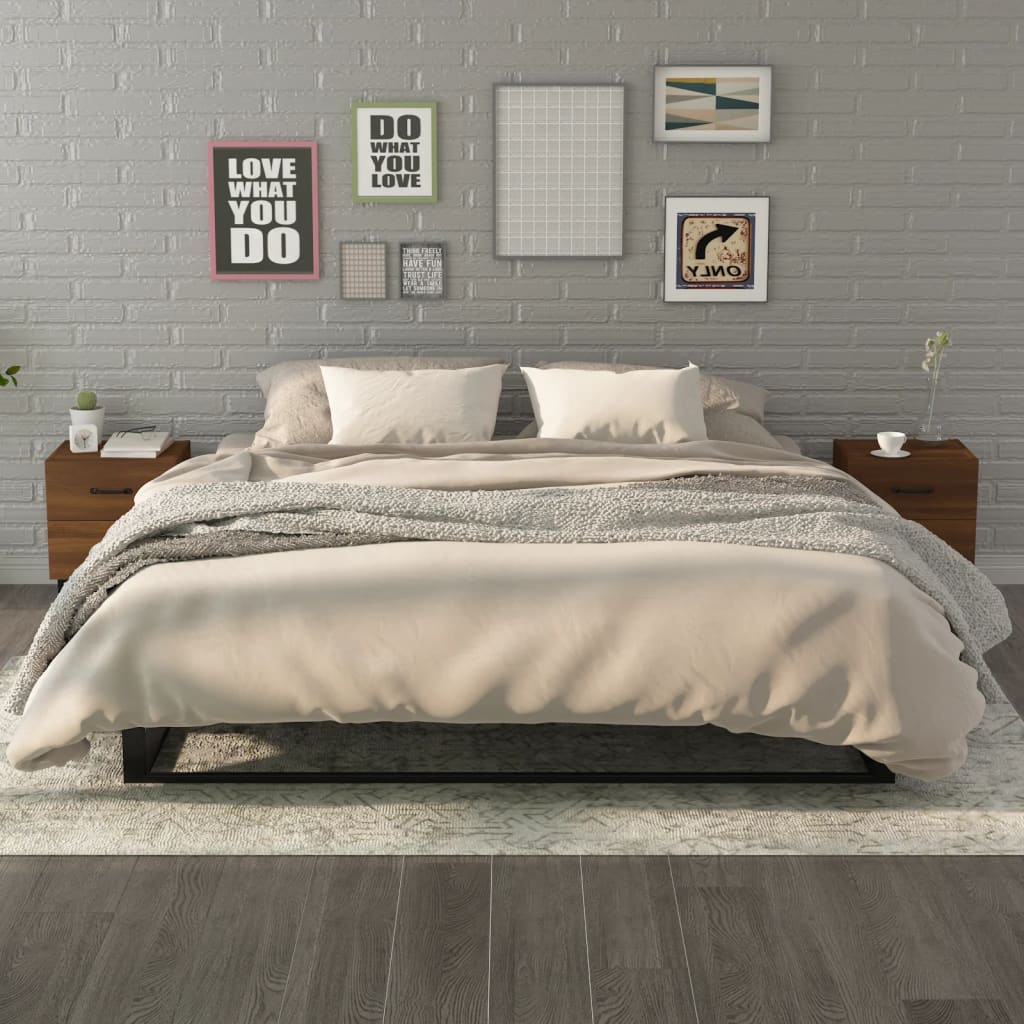 Mesas de cabeceira 2 pcs 40x35x47,5 cm cor branco