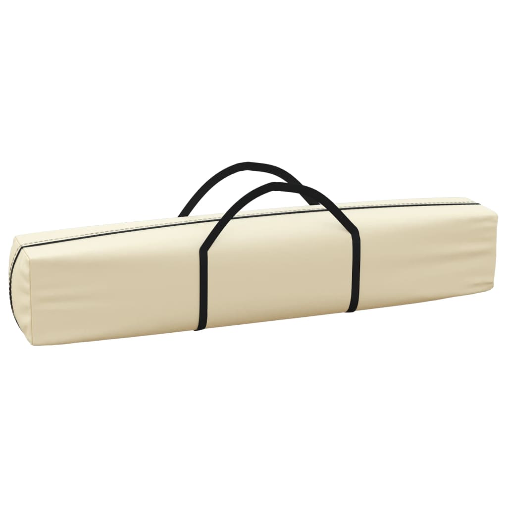 Tenda para festas dobrável com paredes laterais 2x2 m creme