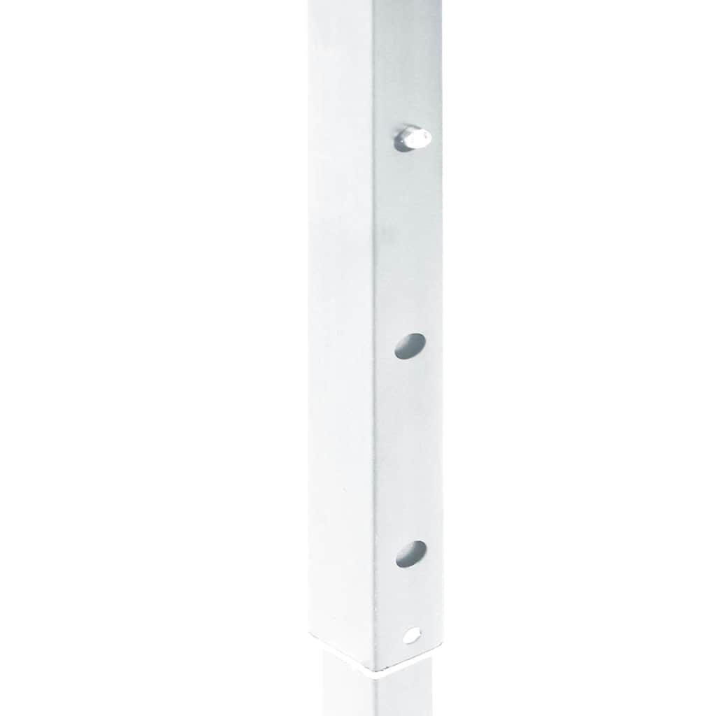 Tenda para festas dobrável com paredes laterais 3x3 m creme