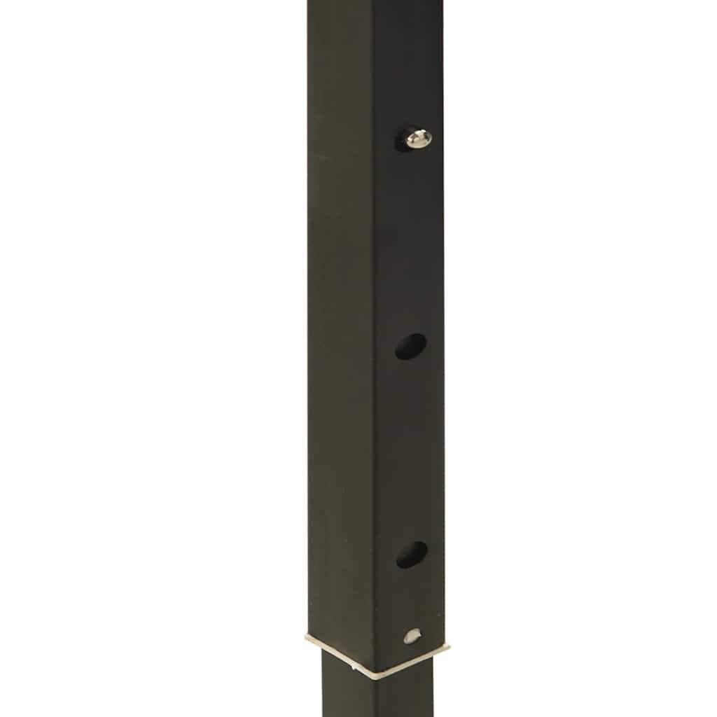 Tenda para festas dobrável com paredes laterais 3x3 m vermelho