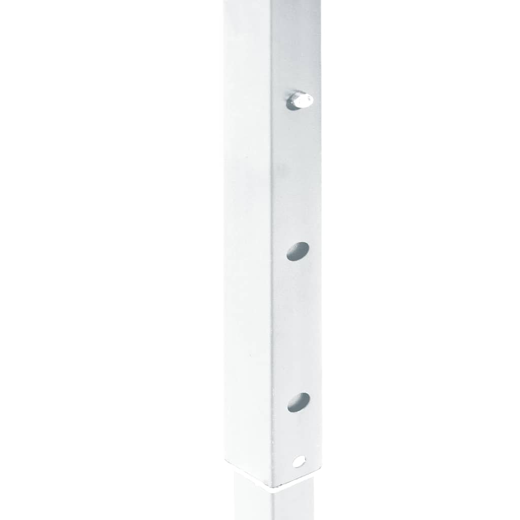 Tenda para festas dobrável com paredes laterais 3x6 m branco