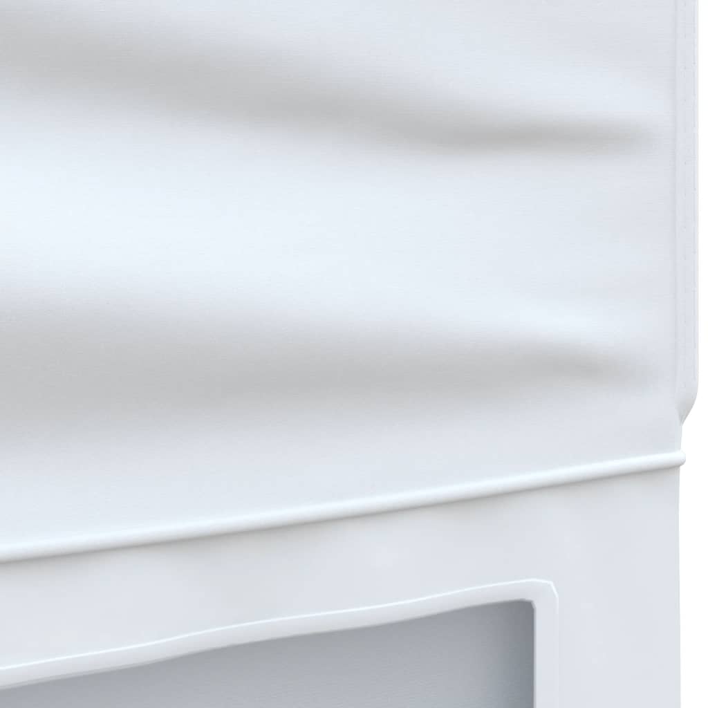 Tenda para festas dobrável com paredes laterais 3x6 m branco