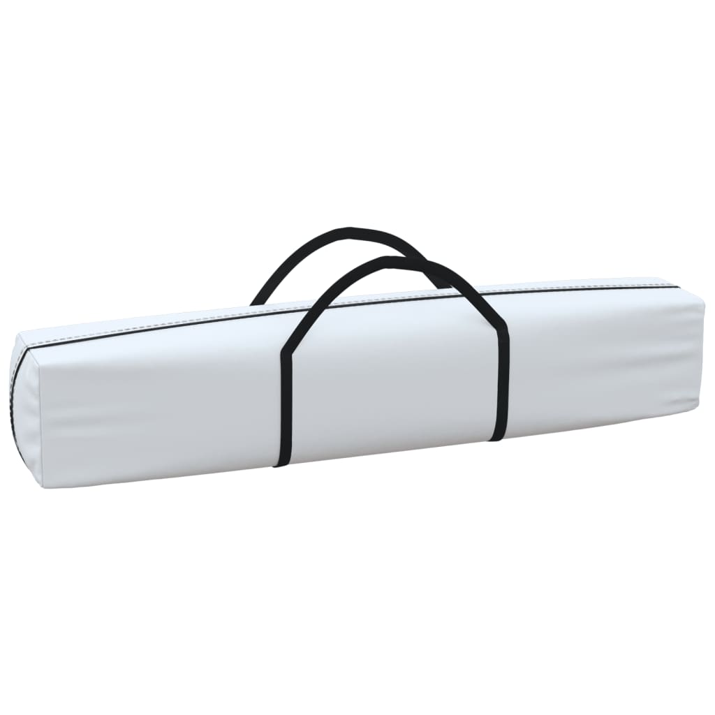 Tenda para festas dobrável com paredes laterais 3x6 m branco