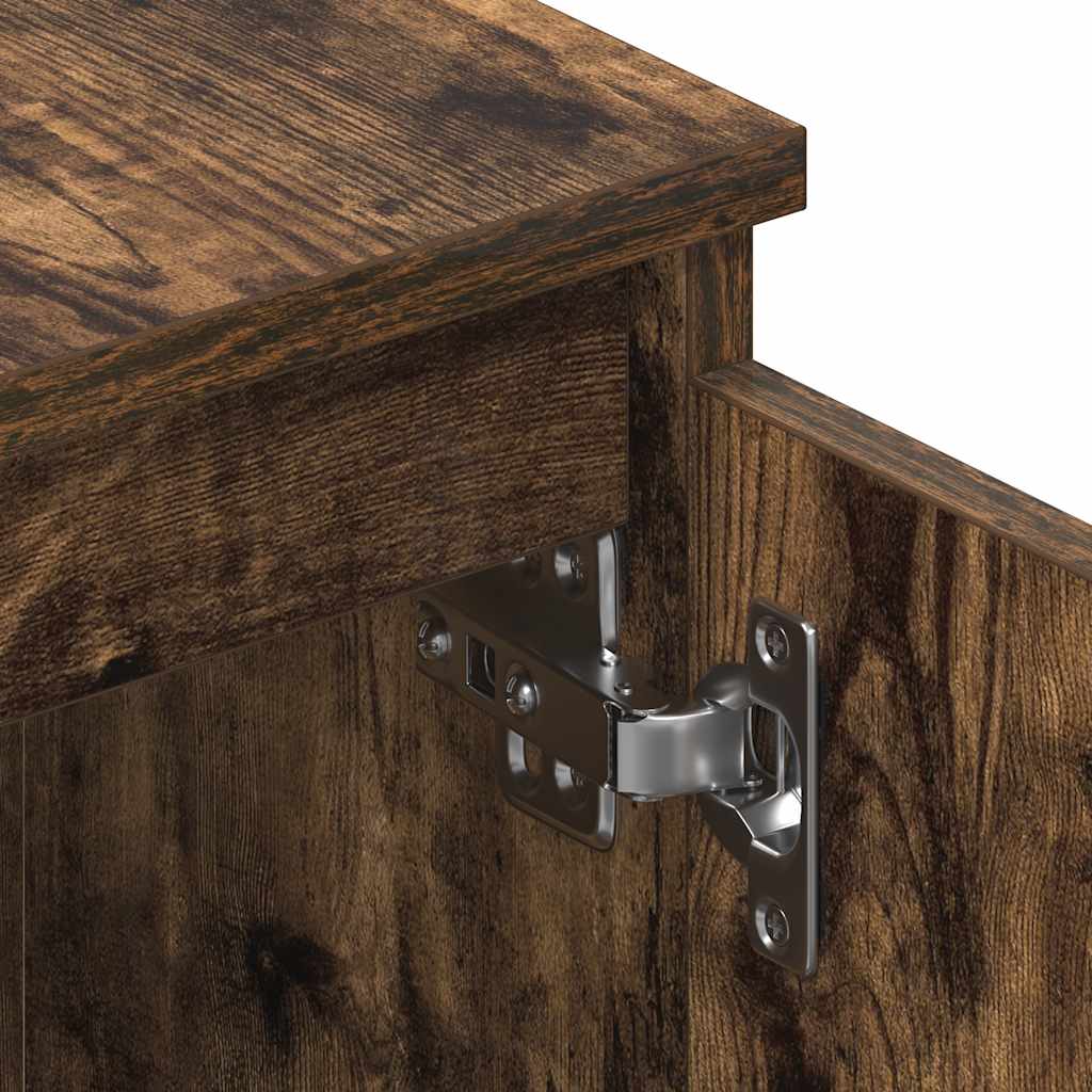 Móvel de TV 140x40x35,5 cm derivados de madeira cinzento sonoma