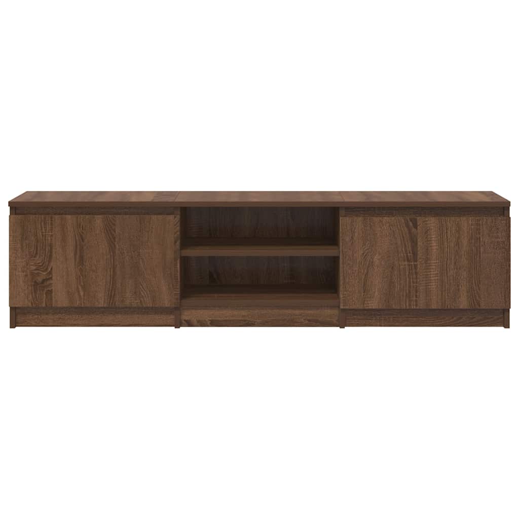 Móvel de TV 140x40x35,5 cm derivados de madeira cinzento sonoma