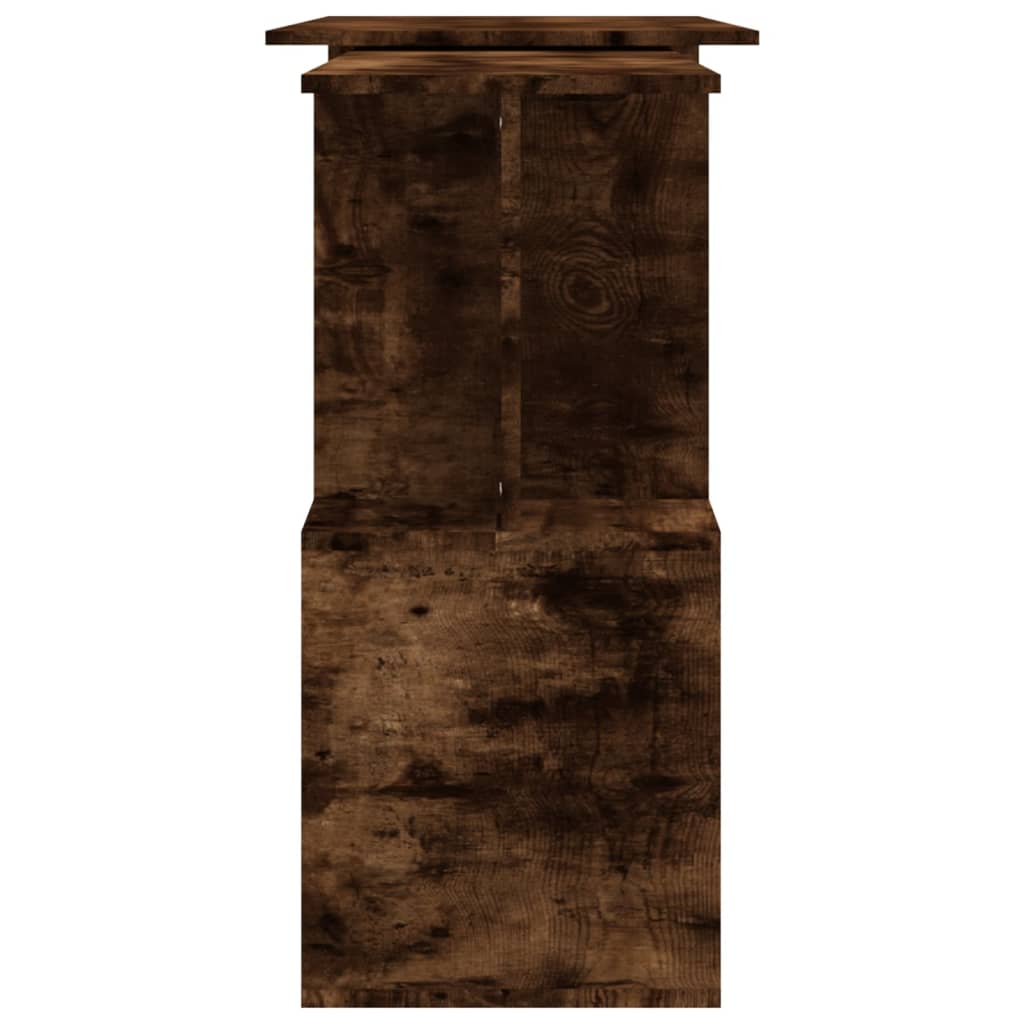 Secretária canto 200x50x76 cm derivados madeira cinzento sonoma