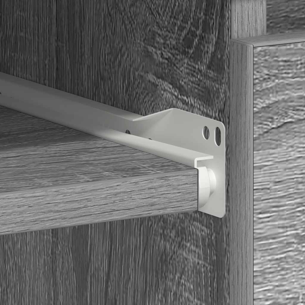 Secretária 90x45x76 cm madeira sonoma processada cinzento