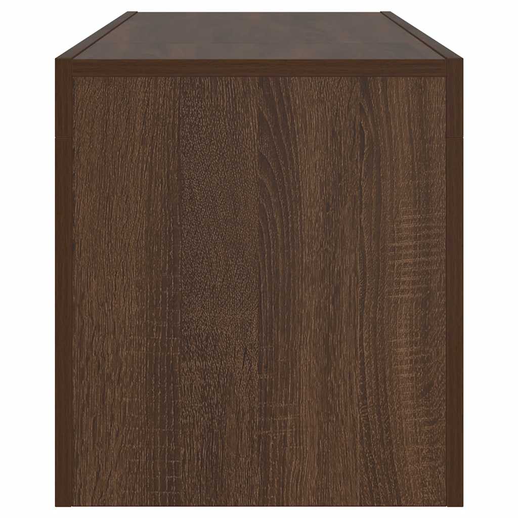 Móvel de TV com luzes LED 120x35x40 cm cinzento sonoma