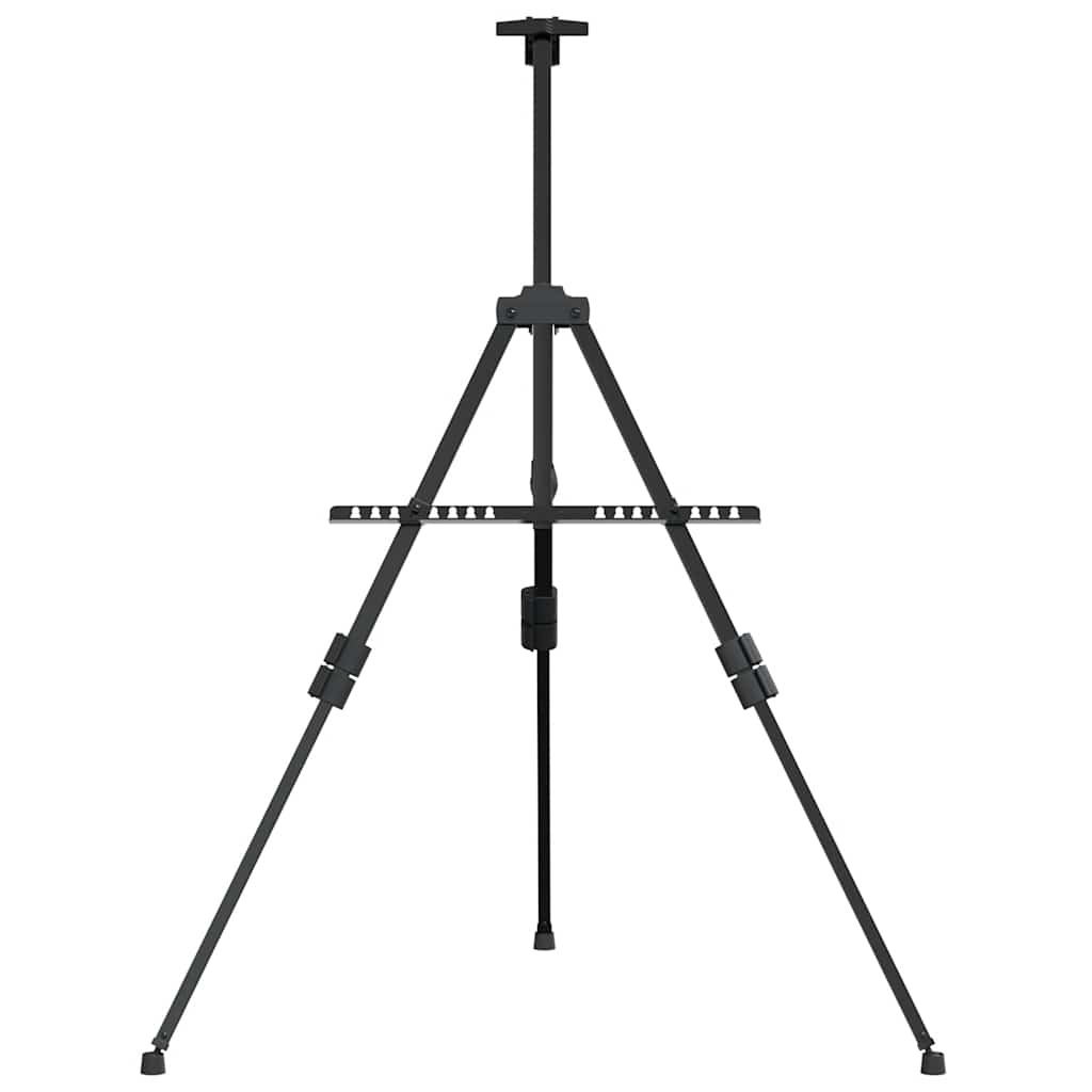 Cavalete expositor ajustável metal preto