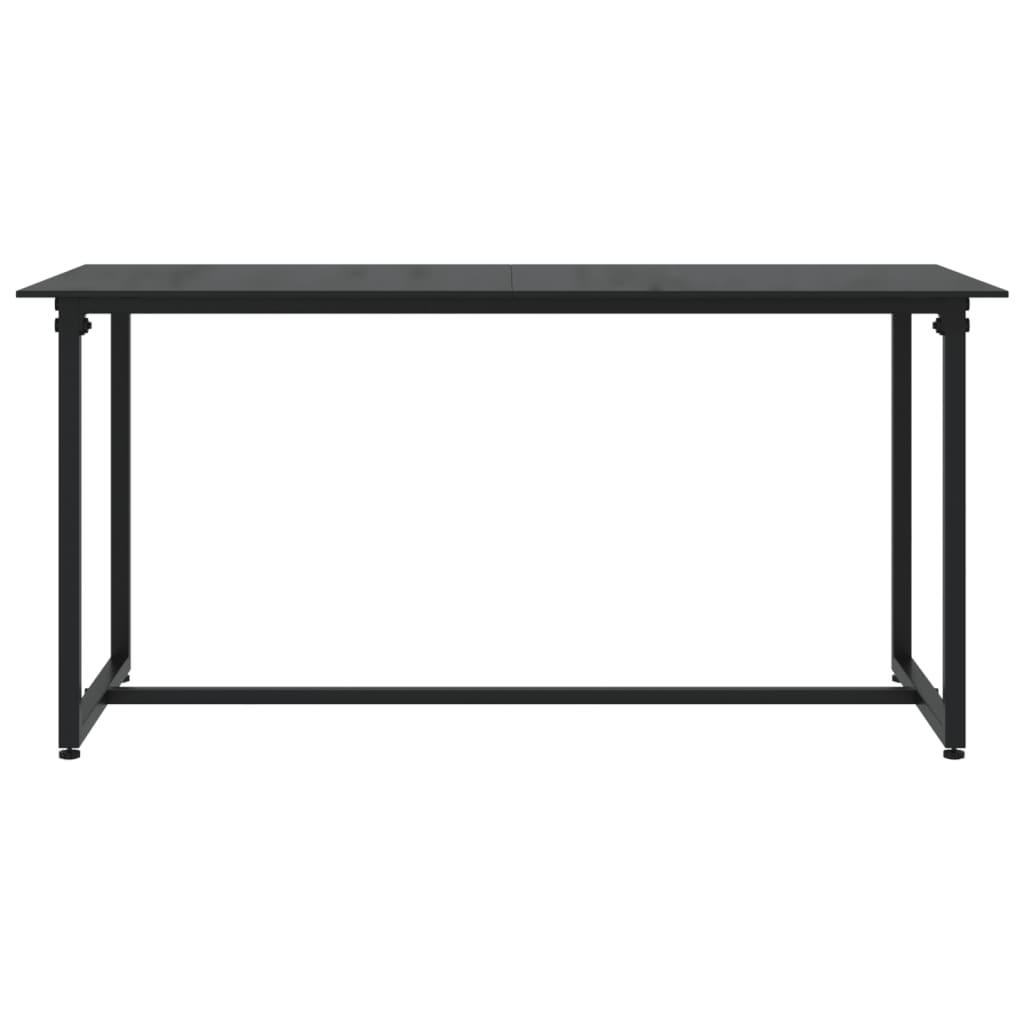 4 pcs conjunto lounge de jardim c/ almofadões vime PE preto