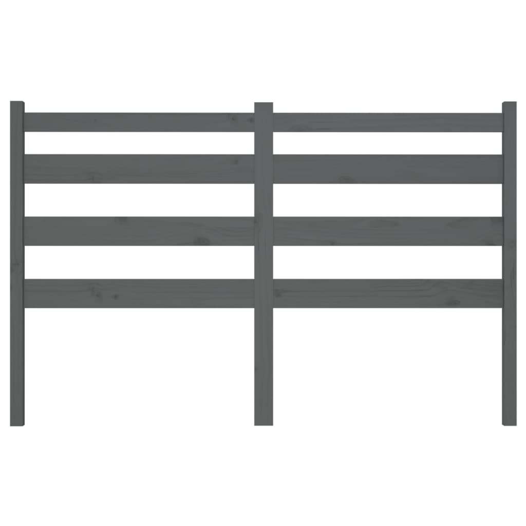 Cabeceira de cama 145,5x4x100 cm madeira de pinho maciça branco