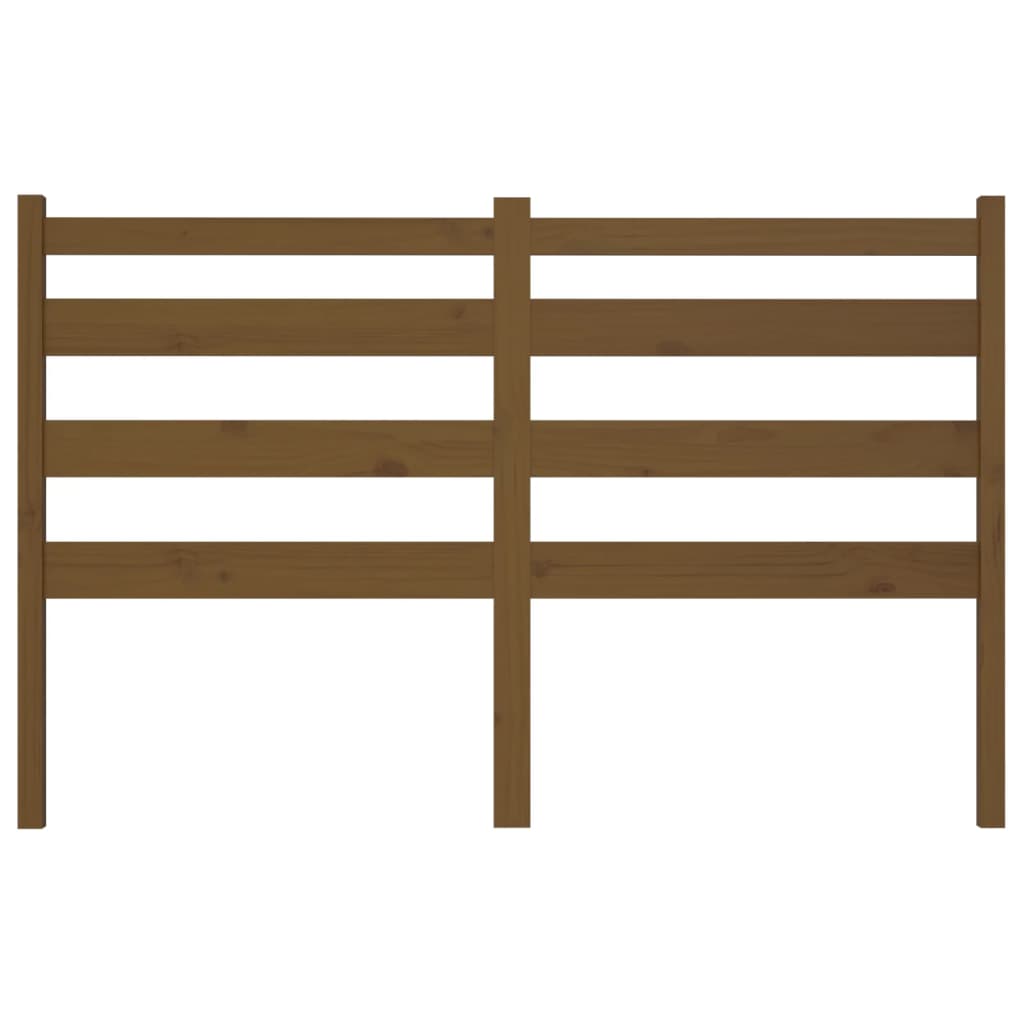 Cabeceira de cama 145,5x4x100 cm madeira de pinho maciça branco