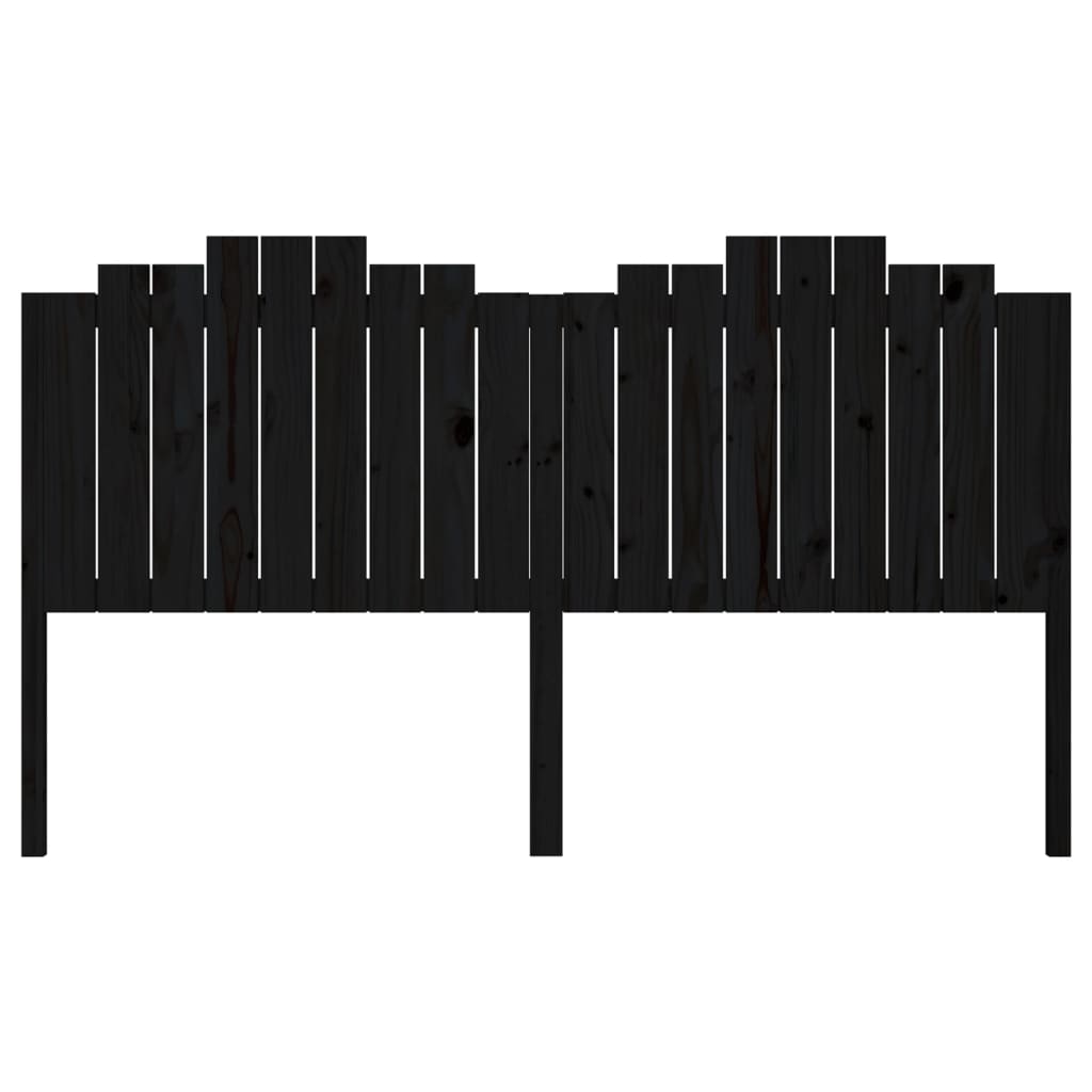 Cabeceira de cama 106x4x110 cm pinho maciço cinzento